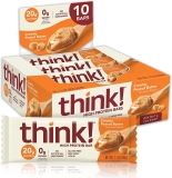 Think High Protein Bar Creamy Peanut Butter 10 Count Pack