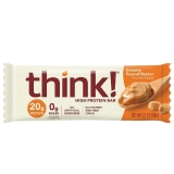 Think! High Protein Bar Creamy Peanut Butter 2.1 oz Pack of 2 - Double Pack