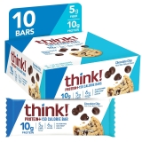 Think Chicory Root Protein Bars for Digestive Support, Gluten Free (10 Count)