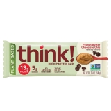 Think Plant Peanut Butter Chocolate Chip Protein Bar 1.76 oz 2-Pack