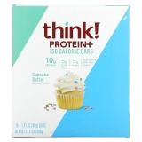Think Protein 150 Calorie Bars Cupcake Batter 1.41 oz Bar 10 Count