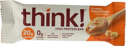 Think  Thin Protein Bar Creamy Peanut Butter Chocolate Dipped 2.1 Oz Pack of 2