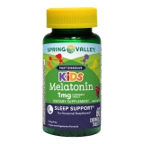 Spring Valley Kids Melatonin Chewable Tablets Grape Flavor 1 mg 60 Count