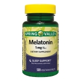 Spring Valley Melatonin Tablets 1mg 120 Count Dietary Supplement