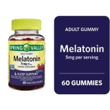 Spring Valley Melatonin Gummies Strawberry 5mg 60 Count