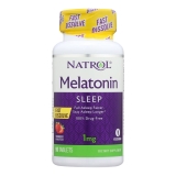 Natrol Fast Dissolving Melatonin 1mg 90 Tabs for Improved Sleep Quality