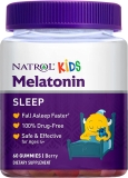 Natrol Kids Melatonin Gummy Sleep Aid Supplement for Children - Berry Flavored, 60 Gummies