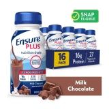 Ensure Plus Meal Replacement Shake Milk Chocolate Ready to Drink 8 fl oz 16 Pack