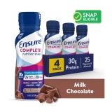 Ensure Complete Nutrition Shake 30G Protein Milk Chocolate 10 fl oz 4 Count