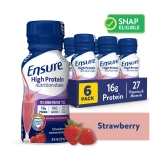 Ensure High Protein Nutrition Shake Strawberry Ready To Drink 8 fl oz 6 Pack
