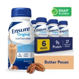 Ensure Original Meal Replacement Butter Pecan Nutrition Shake 8 fl oz 6 Pack Ready to Drink