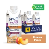 Ensure Max Protein Nutrition Shake Creamy Peach 11 fl oz 4 Count