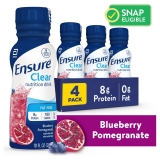 Ensure Clear Nutrition Drink Blueberry Pomegranate 10 fl oz 4 Count