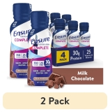 Ensure Complete Nutrition Shake 30G Protein Milk Chocolate 10 fl oz 4 Count 2 pack