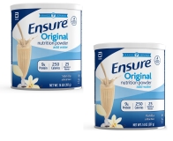 Ensure Original Nutrition Powder 9g Protein Meal Replacement Vanilla 14 oz 2 Pack