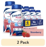 Ensure Plus Meal Replacement Nutrition Shake Strawberry Ready to Drink 8 fl oz