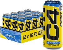 C4 Energy Drink 16oz Pack of 12 Frozen Bombsicle Sugar Free Pre Workout Performance Drink