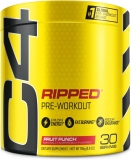 Cellucor C4 Ripped Preworkout Powder Fruit Punch Fat Burning 30 Servings