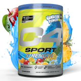 Cellucor C4 Sport Strength Pre Workout Powder Hawaiian Punch Berry Blue Typhoon 60 Servings