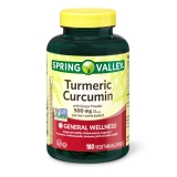 Spring Valley Turmeric Curcumin Ginger Powder Supplement 500mg 180 Count