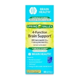 Spring Valley 4 Function Brain Support Dietary Supplement 60 Count