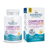 Nordic Naturals Complete Omega-D3 Lemon Fish Oil Softgels 1030 Mg 60 Ct