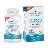 Nordic Naturals Ultimate Omega CoQ10 Softgels 1280 Mg Non-GMO 90 Ct