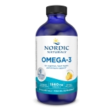 Nordic Naturals Omega 3 Liquid Lemon 1560mg Fish Oil 8 Oz
