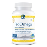 Nordic Naturals ProOmega Softgels Lemon 1280mg Fish Oil 60 Ct