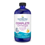 Nordic Naturals Complete Omega Liquid Lemon Fish Oil Added GLA 16 Oz