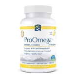 Nordic Naturals ProOmega Lemon Fish Gelatin Softgels 1280mg 60 Count