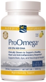 Nordic Naturals ProOmega Softgels 60 Ct Pack of 2 for Heart Health Immune Support