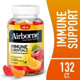 Airborne Immune Essentials Vitamin C Gummies Multivitamin Supplement Assorted Fruit Flavor 132 ct