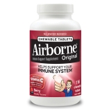 Airborne Berry Chewable Tablets 1000mg Vitamin C Immune Support Supplement 11116 Each