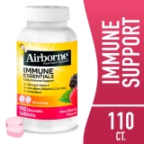 Airborne Vitamin C Immune Essentials Chewable Tablets Very Berry 110 Count