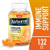 Airborne Immune Essentials Vitamin C Orange Gummies 132 Count