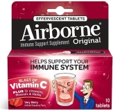 Airborne Immune Support Effervescent Tablets Very Berry 10 ea 2 Pack