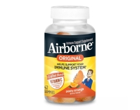 Airborne Zesty Orange Gummies 42 count 750mg Vitamin C Minerals