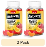 Airborne Immune Essentials Vitamin C Gummies Multivitamin Supplement Assorted Fruit Flavor 60 ct 2 Pack