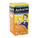 Airborne Citrus Chewable Tablets 32 Count for Immune Support1