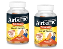 Airborne Orange Flavored Gummies 1000mg Vitamin C Minerals Herbs Immune Support 42 ea Pack of 2