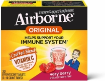 Airborne Immune Support Effervescent Blast Vitamin C Very Berry 3 Pack