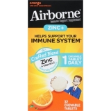 Airborne Chews Zinc 32 ct Pack of 6 for Immune Support