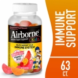 Airborne Immune Boosting Kids' Fruit Gummies 63 ct, 2X