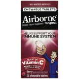 Airborne Original Vitamin C Minerals Herbs Berry Flavor 32ct 6 Pack