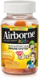 Airborne Kids Assorted Fruit Flavored Gummies 21 count 667mg Vitamin C Minerals & Herbs Immune Support Pack of 6