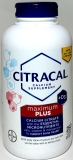 Citracal Calcium Supplement Maximum Plus D3 280 Coated Caplets for Bone Health