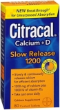 Citracal Calcium D Slow Release 1200 80 Tablets Pack of 2