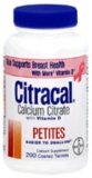 Citracal Calcium Citrate Supplements Vitamin D Petites 200 ea Pack of 2