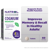 Natrol Cognium Memory Tablets Brain Health Support 100mg 60 Count